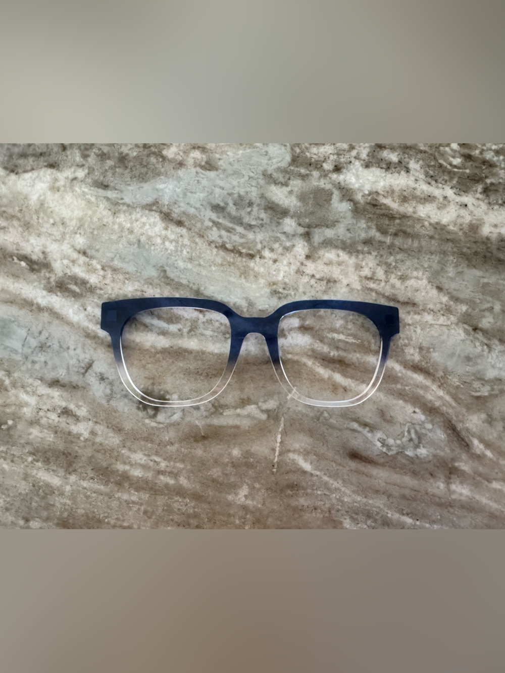 Navy Gradient Crystal Topper - the Murphy - Pair Eyewear